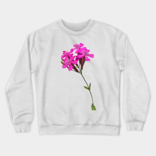 Pretty Pink Wildflower Crewneck Sweatshirt